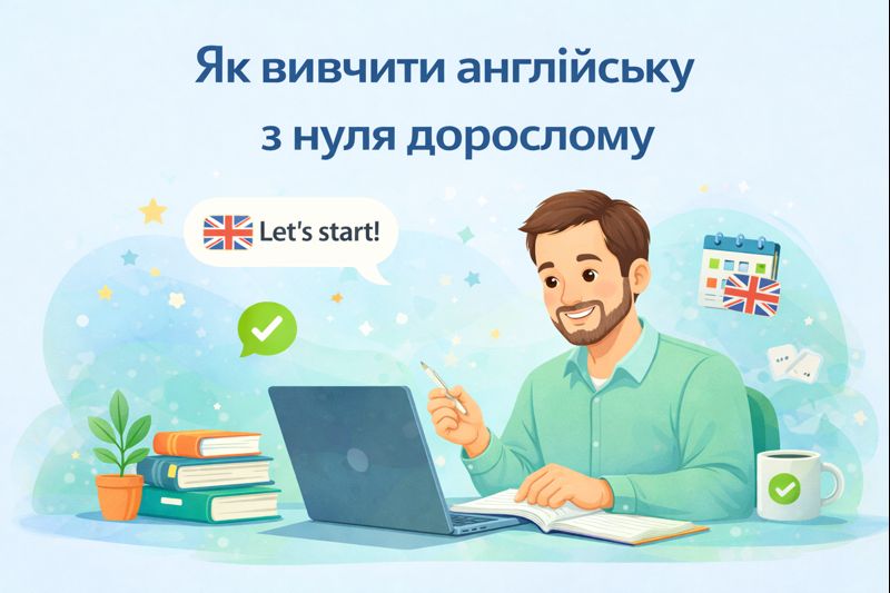 Як вивчити англійську з нуля дорослому