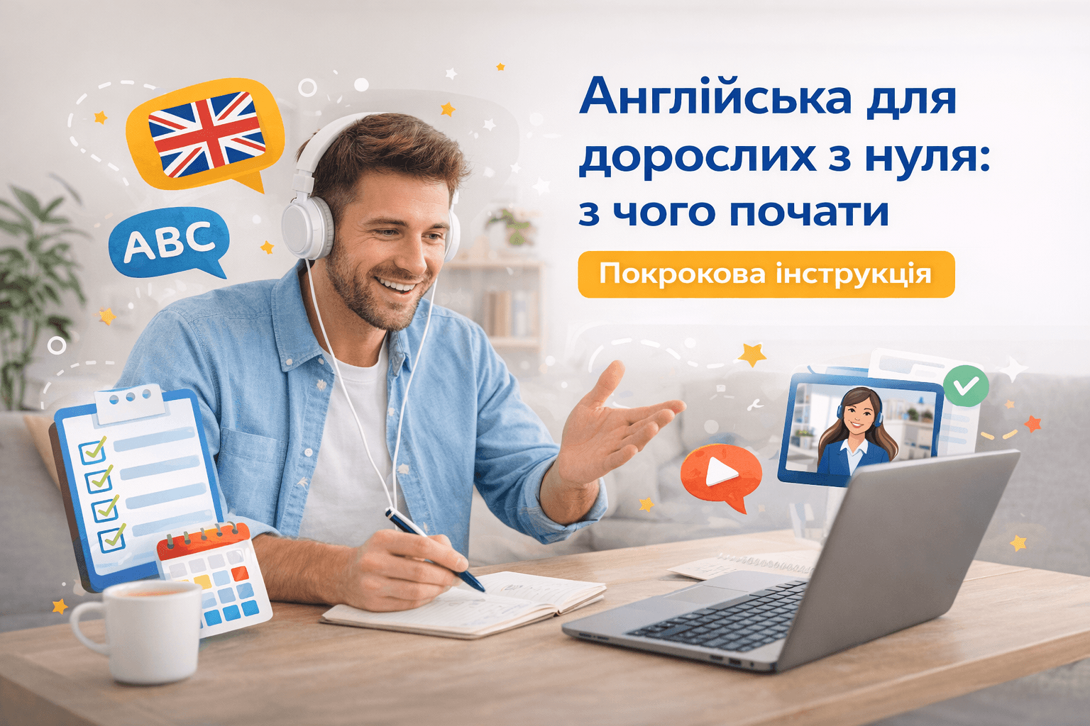 Англійська для дорослих з нуля: з чого почати