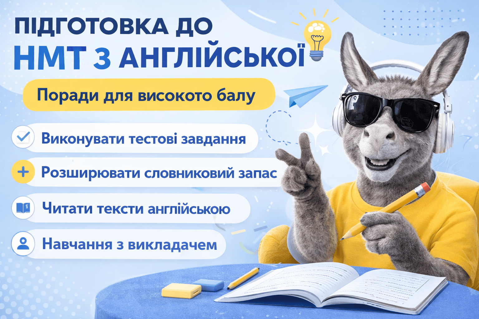 Як підготуватися до НМТ з англійської: поради та стратегія